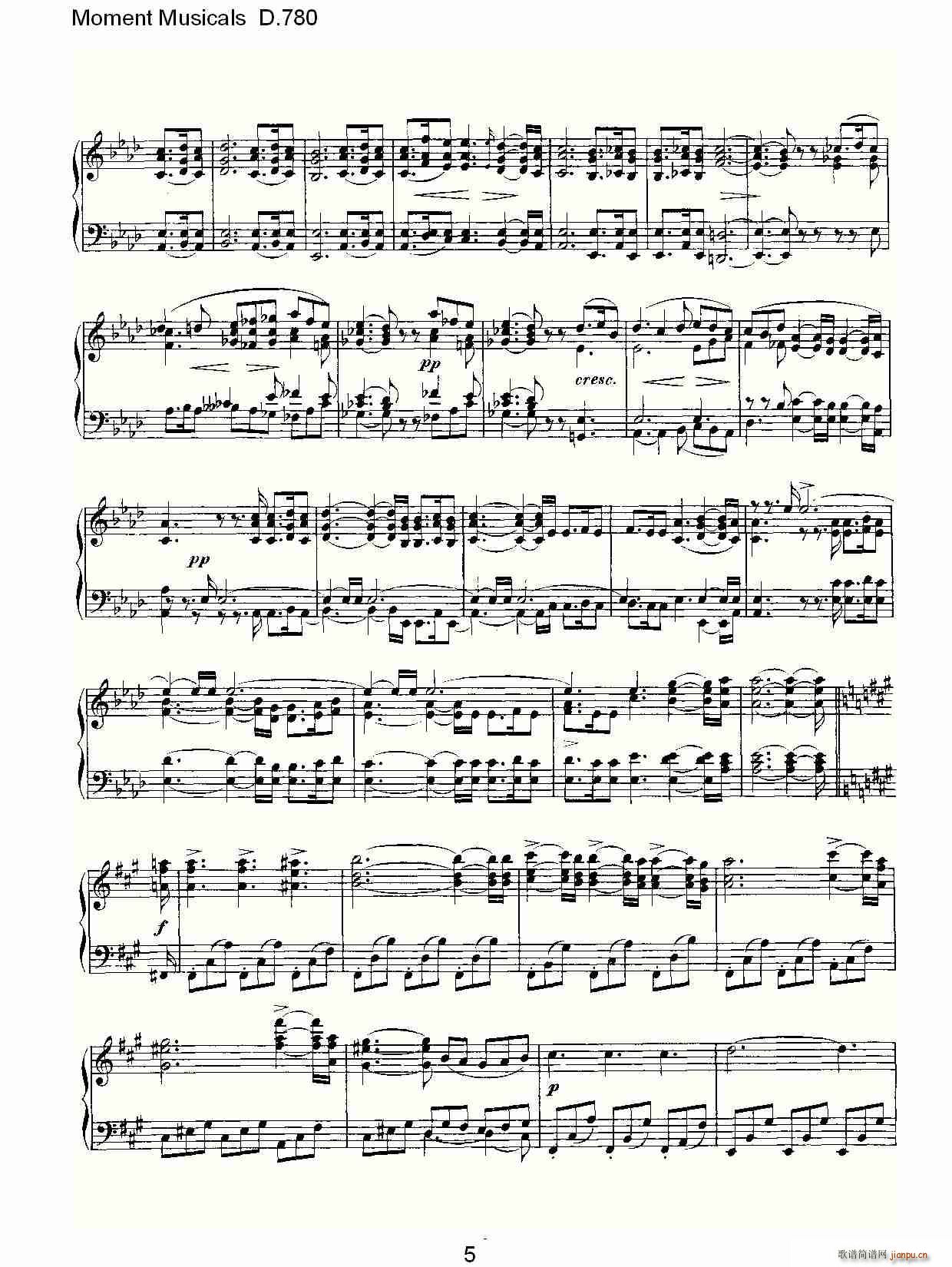 Moment Musicals D.780(ʮּ)5
