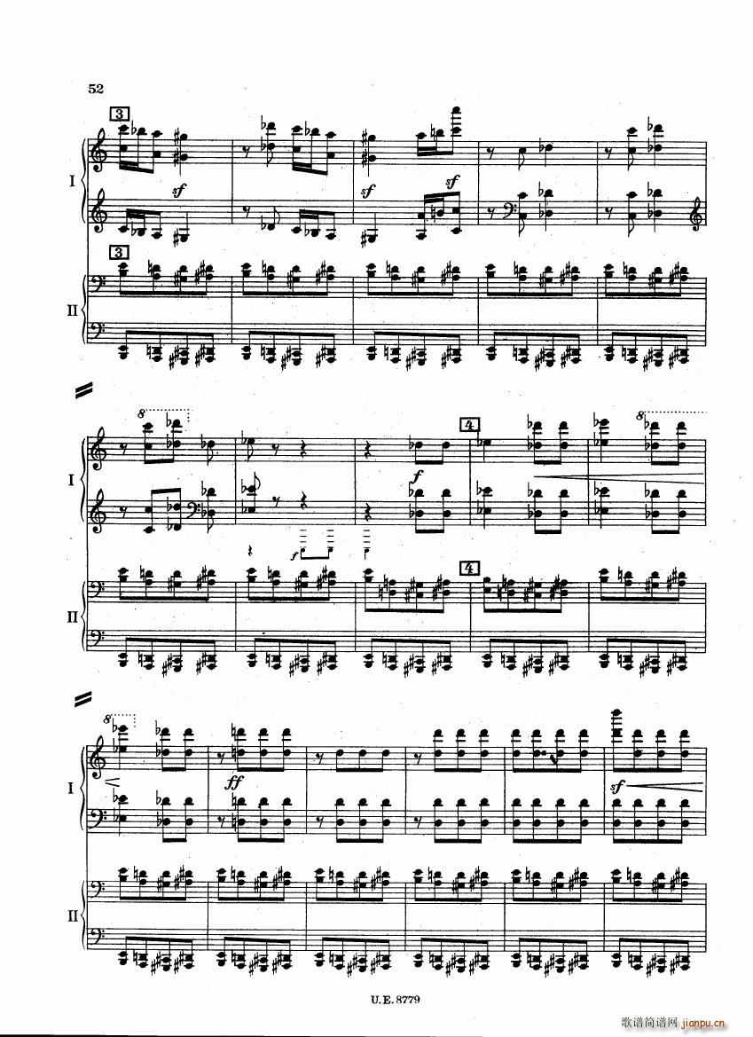 Bartok SZ 83 Piano Concerto 1 2p reduct ()9