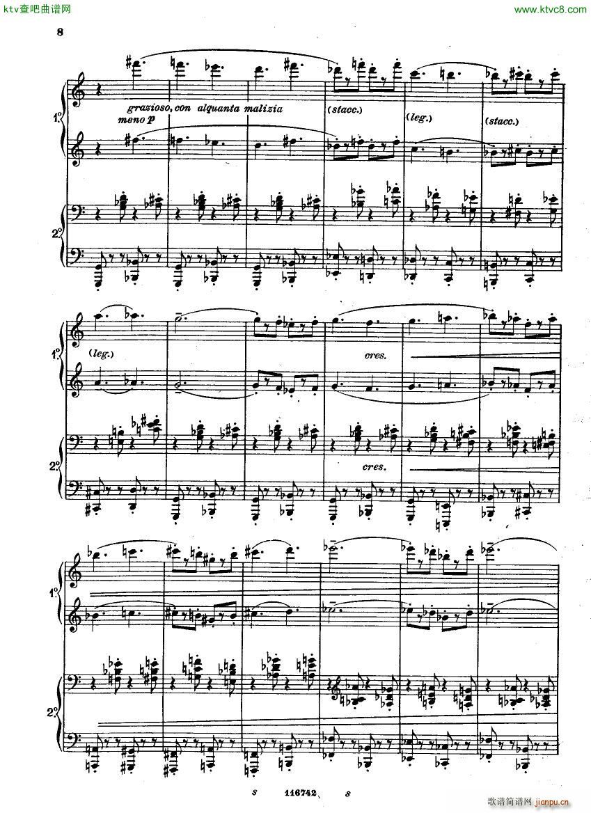 Casella Five Easy Pieces Pupazzetti 4 hands 1915()8