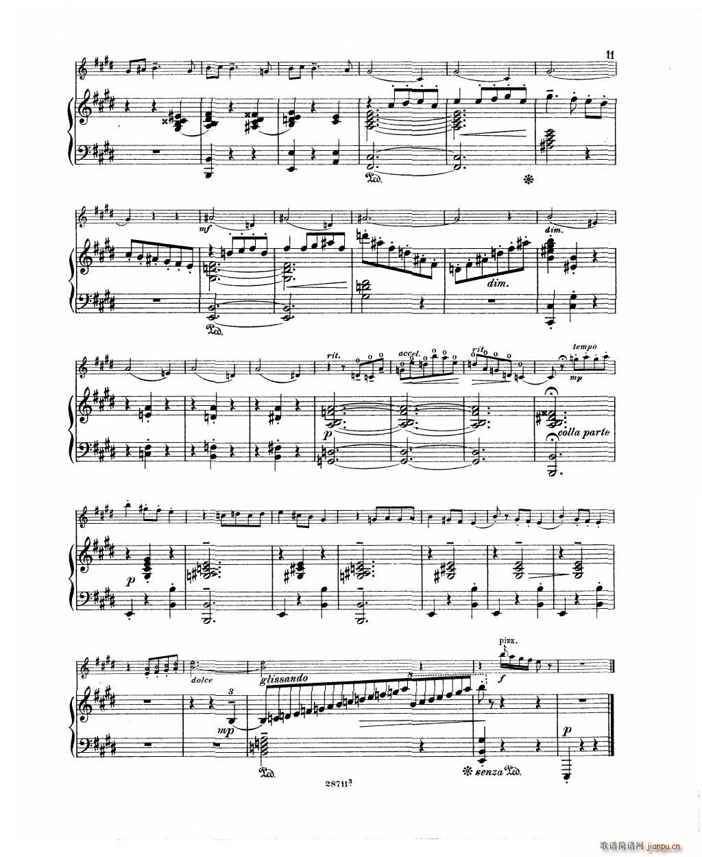 Bowen Humoresque for violin and piano()13