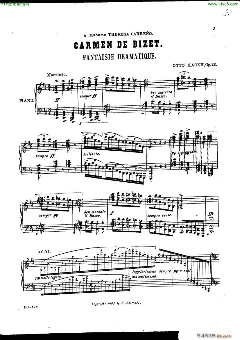Bizet Hackh Carmen()1