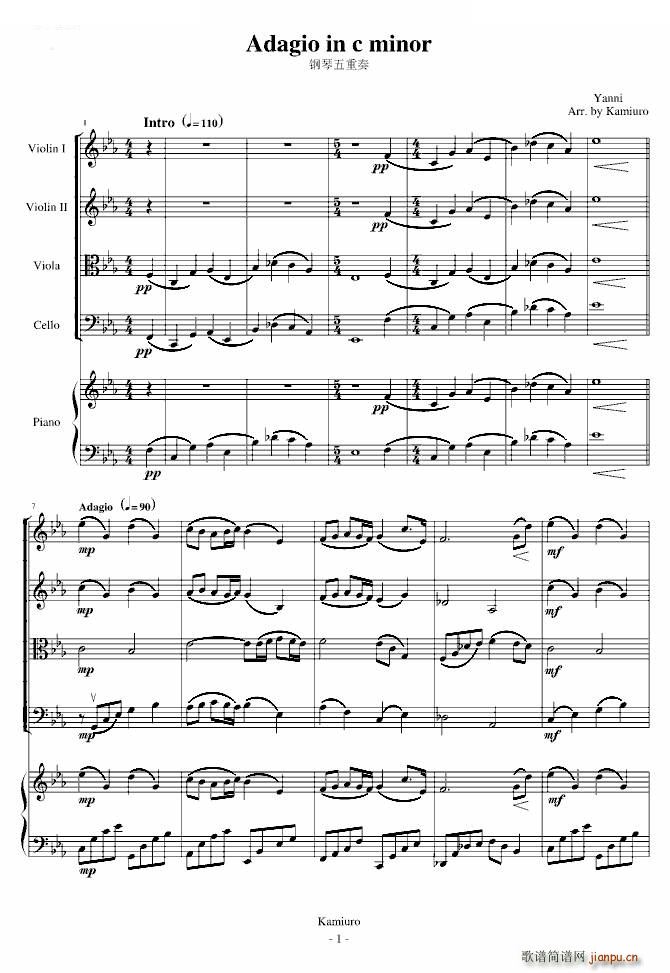 adagio in c minor ()1