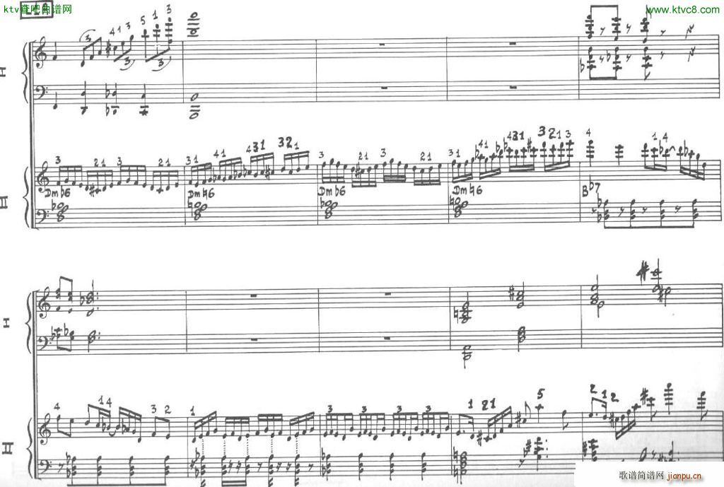 Bolling Sonata for Two Pianist no 2 Part2()1