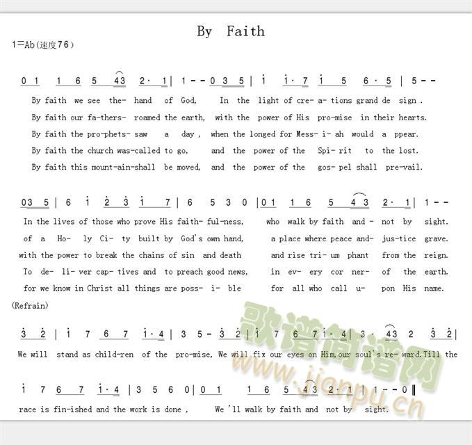 BY  FAITH(ָ)1