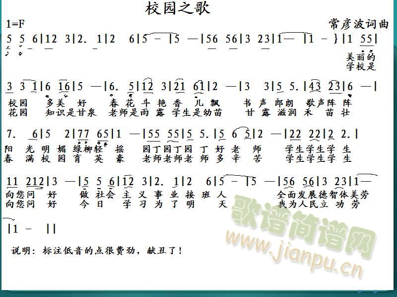 校园歌曲简谱100首,流行歌曲简谱100首 校园之歌 常彦波 歌谱简谱网