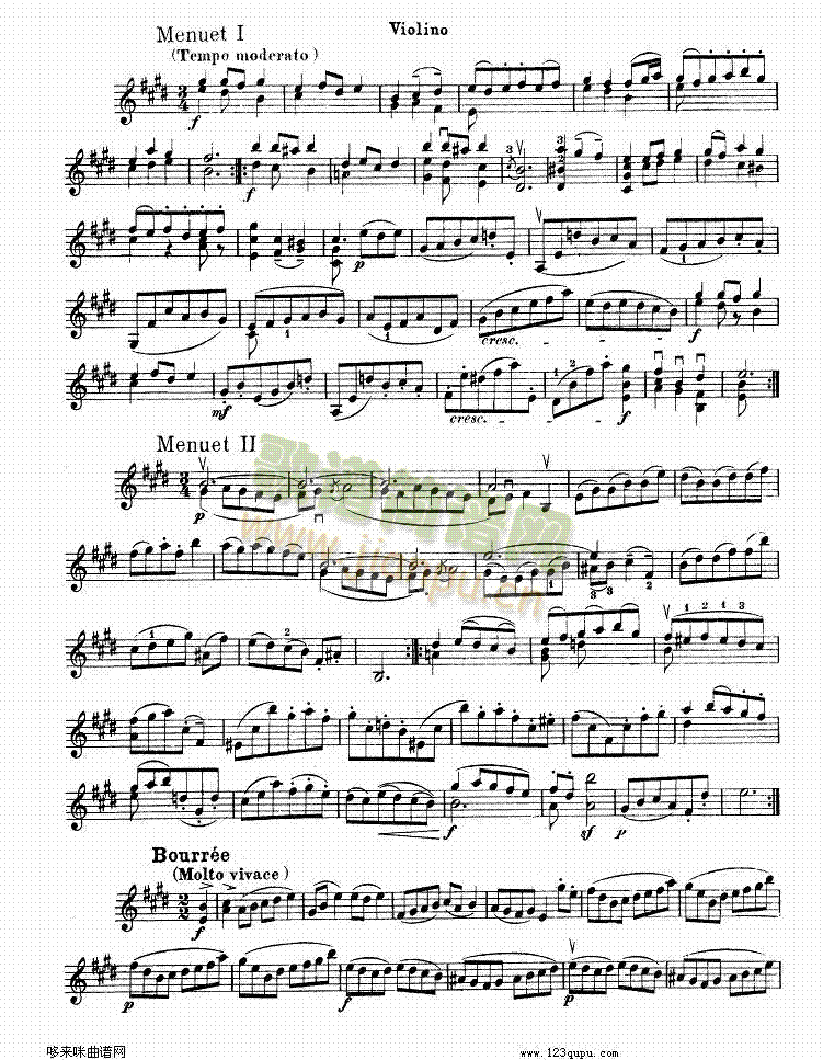 巴赫小提琴变奏曲3(其他乐谱)6