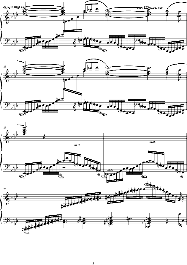 练习曲No.11-莫什科夫斯基(钢琴谱)3