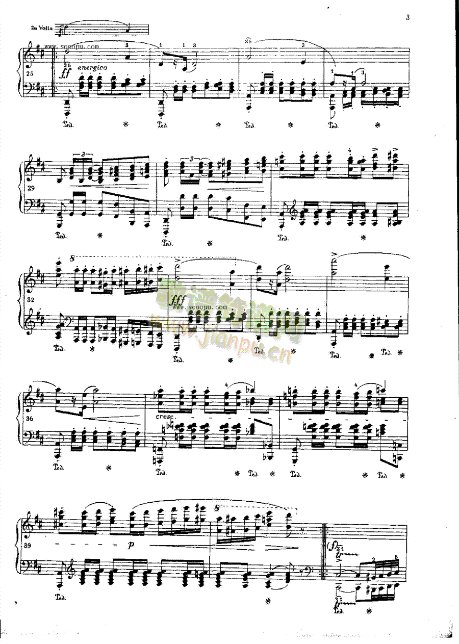  妈妈格桑拉钢琴五线谱.; 肖邦作曲 op.
