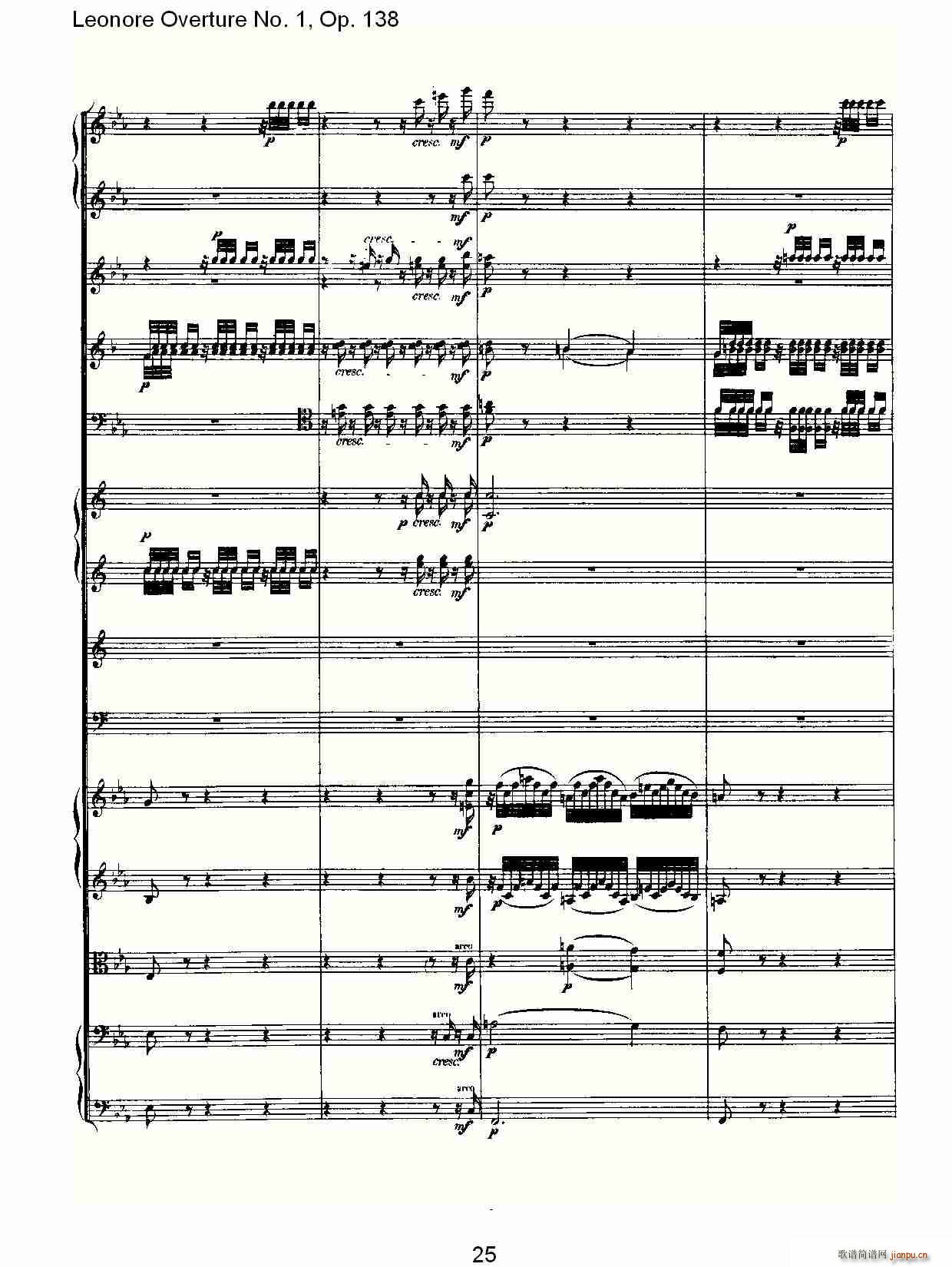 Leonore Overture No. 1, Op. 138(ʮּ)25