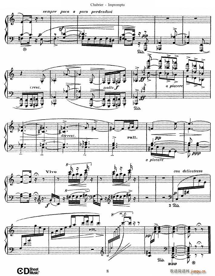 Chabrier Impromptu Impromptu(ʮּ)8