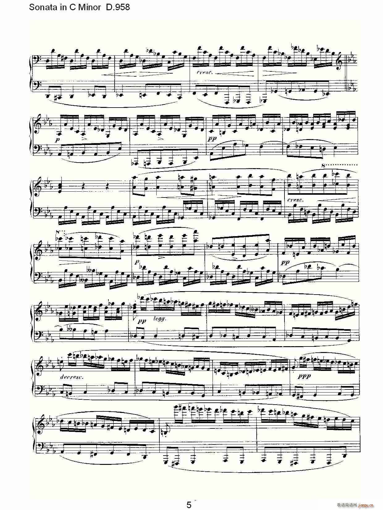 Sonata in C Minor D.958(ʮּ)5