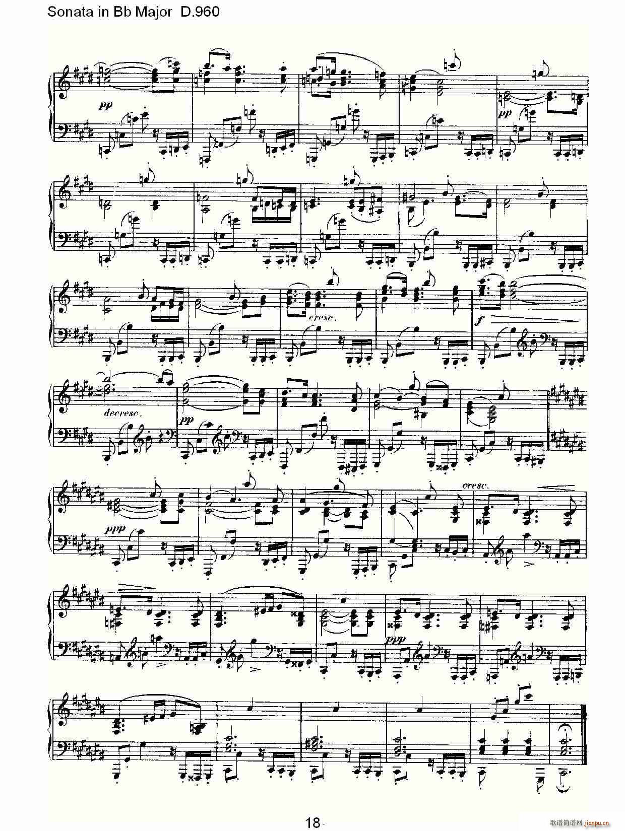 Sonata in Bb Major D.960(ʮּ)18