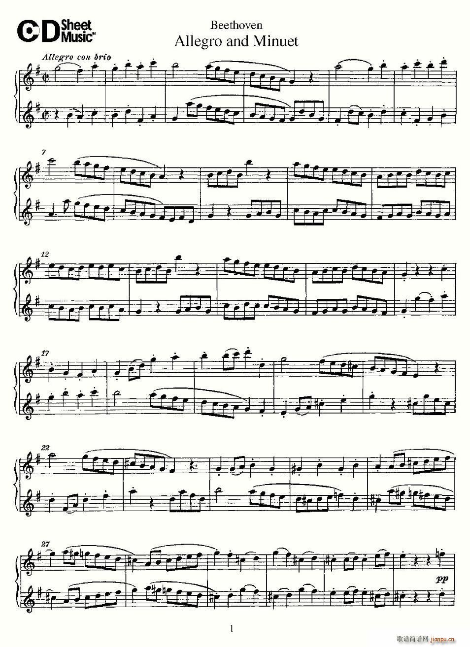 Allegro and Minuet(ʮּ)1