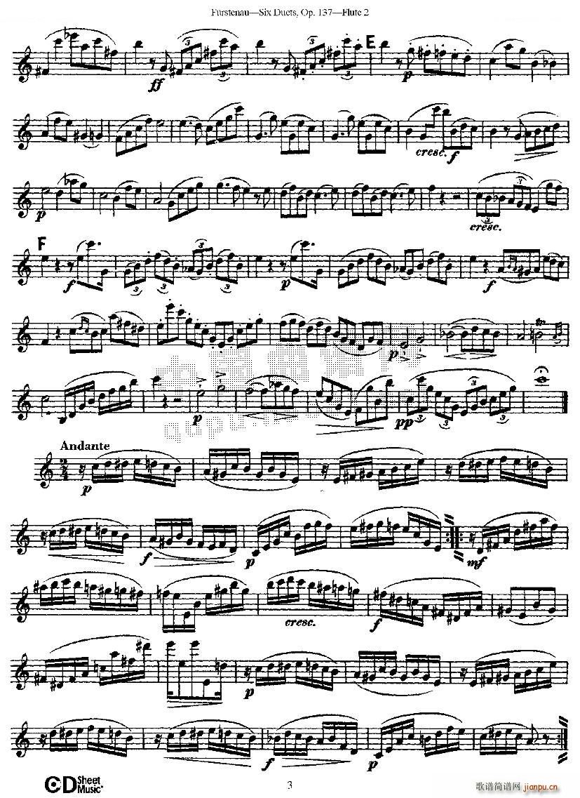 Six Duets Op 137 ֮һ  Ʒ 137 ͭ()8
