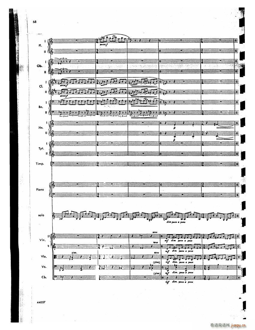 Barber op 14 Violin Concerto Score ()27