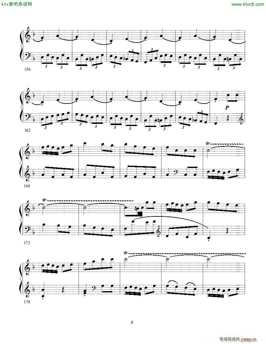 Clementi op 1a No 1 Sonate F major()8