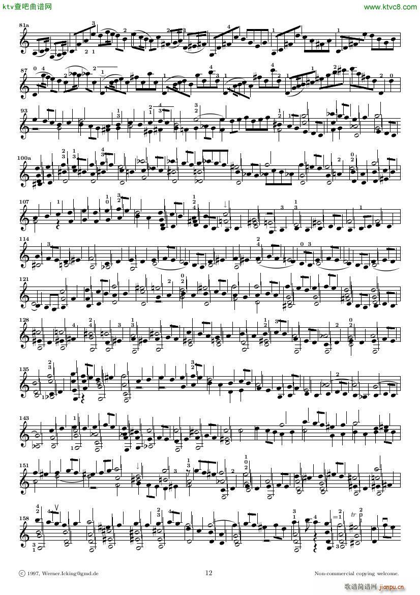 Bach JS BWV 1005 Sonata for Solo Violin in C()12