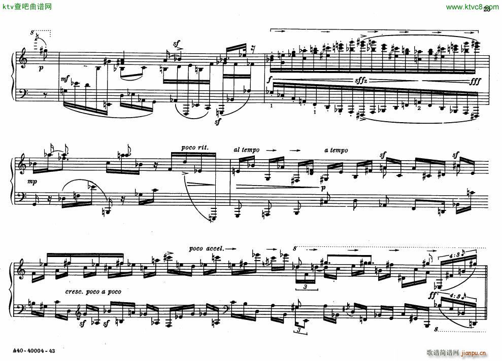 Bolcom 12 etudes for piano()23