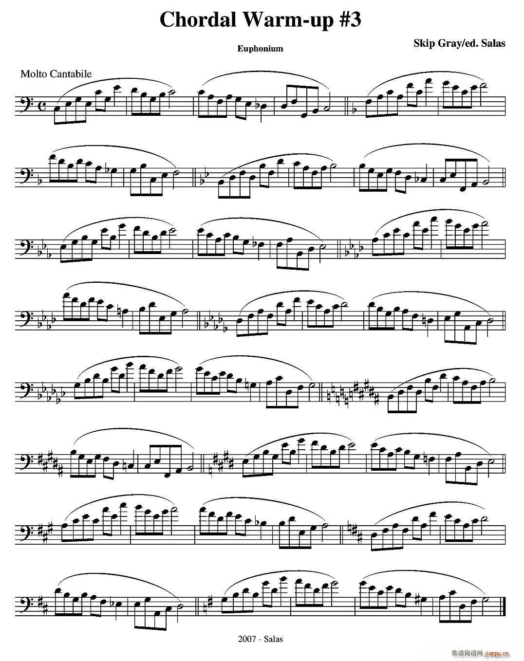 Chordal Warm up Euphonium ϰ̲ѡ(ʮּ)3