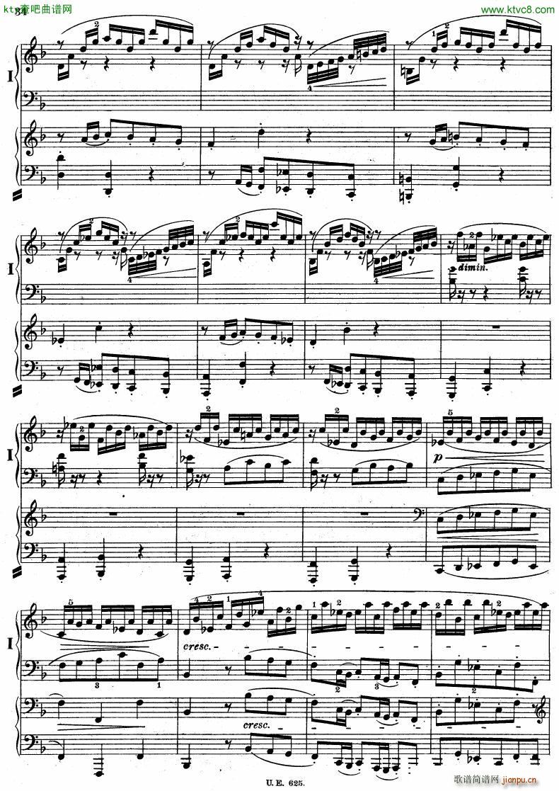 Bach JS BWV 1052 Keyboard Concerto in d ed R ntgen()35