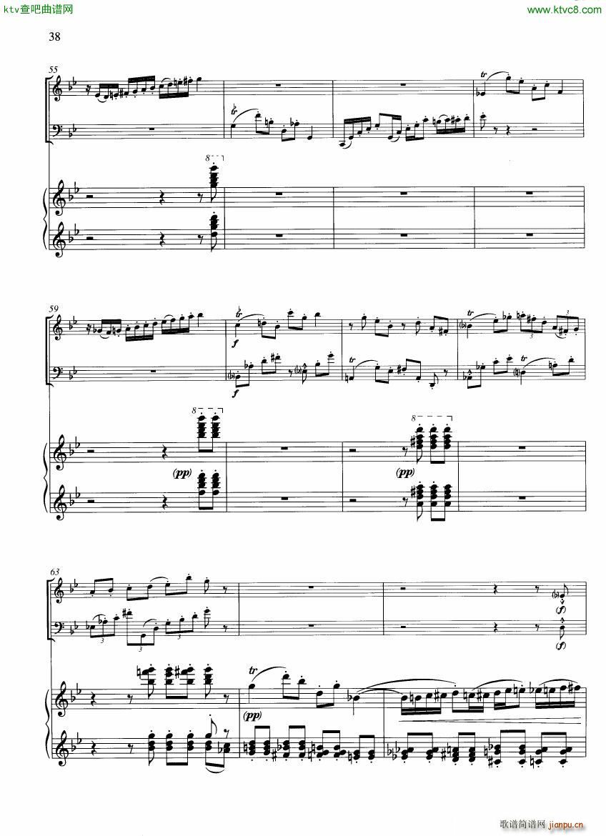 Francaix Trio for oboe bassoon and piano ()11