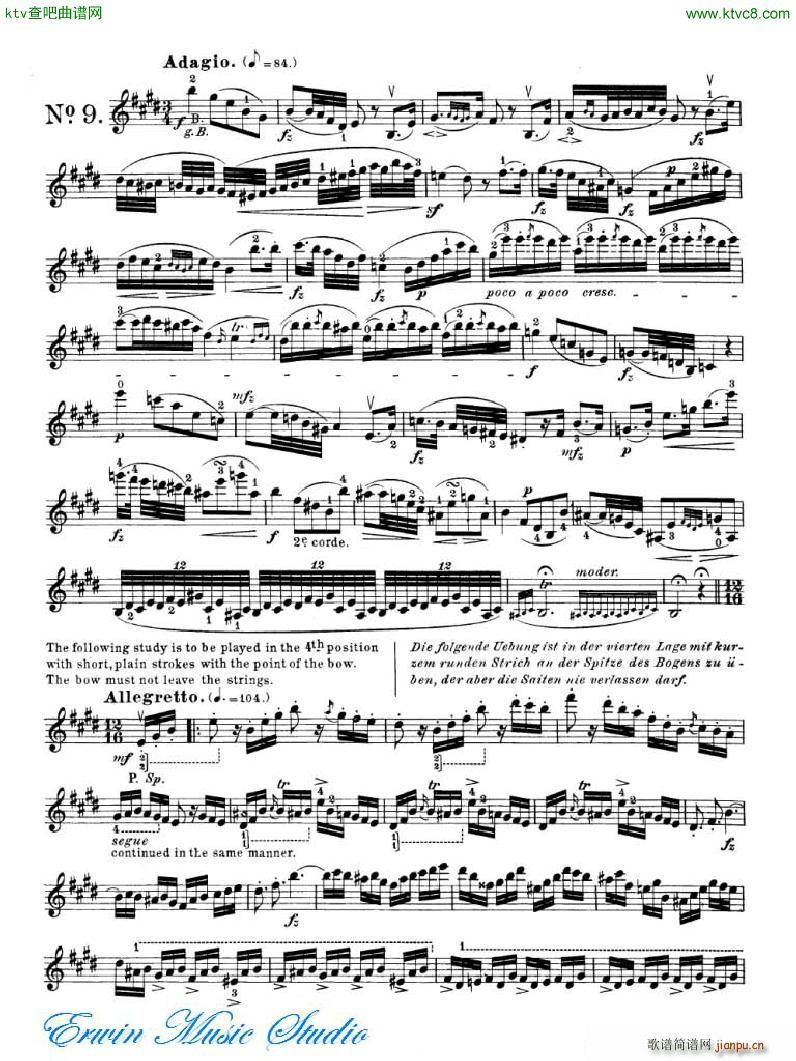 ޵ 24ϰPierre Rode 24 Studi Per violino 09 16(ʮּ)1