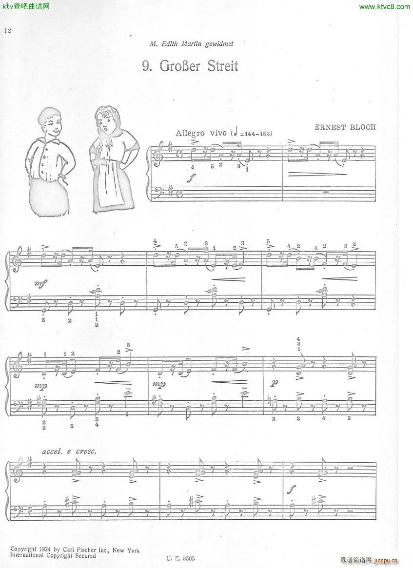 Bloch Enfantines Pieces for children Book2()11