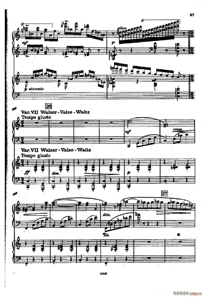Dohnanyi Variations Nursery Rhyme Op25 һ()27