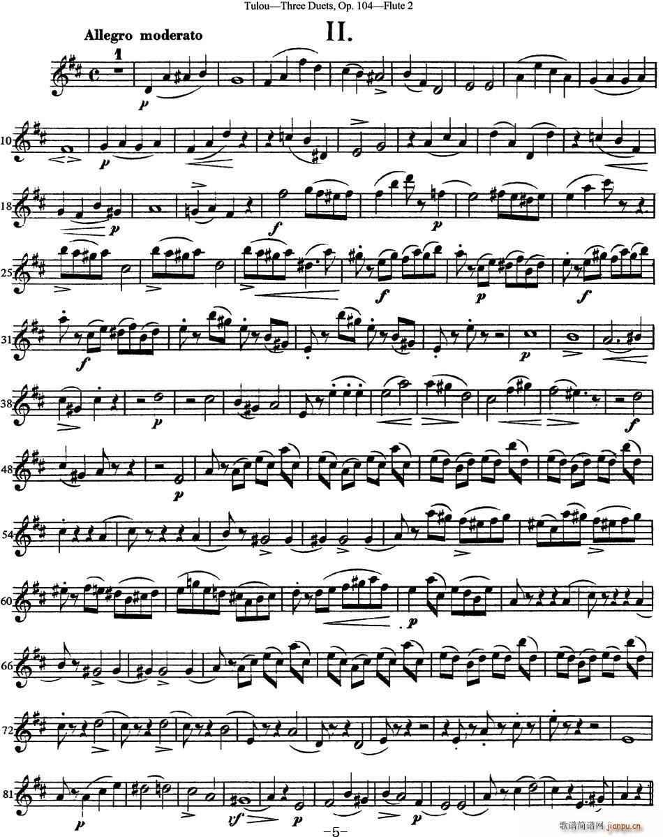 ͼ¶׳ѼOp 104 Flute 2 NO 2()1