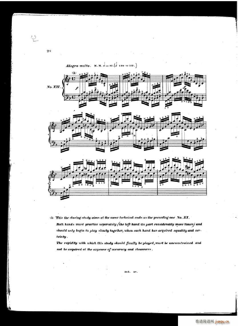 Czerny Etudes de la velocite book II()26