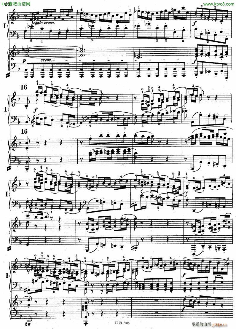 Bach JS BWV 1052 Keyboard Concerto in d ed R ntgen()39