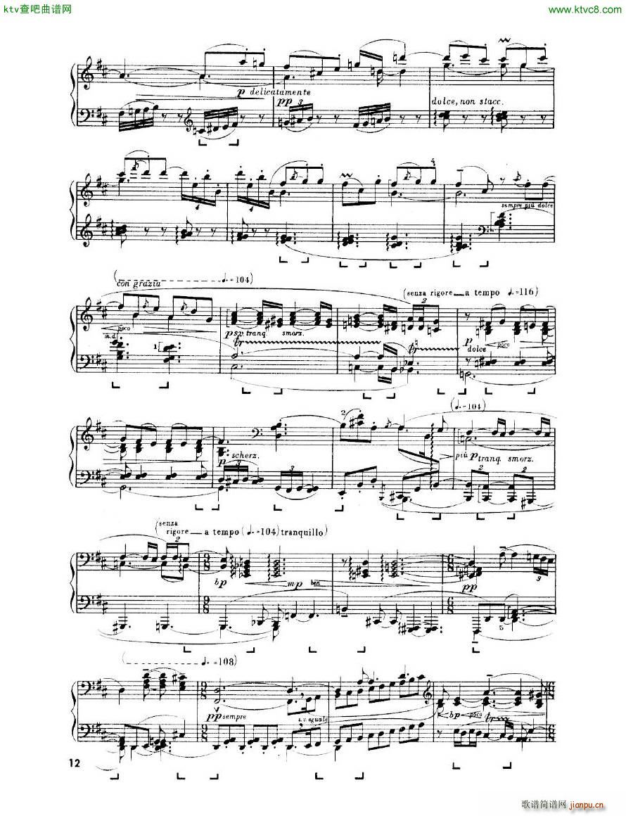 Enescu op 24 No 3 Piano sonata No 3()12