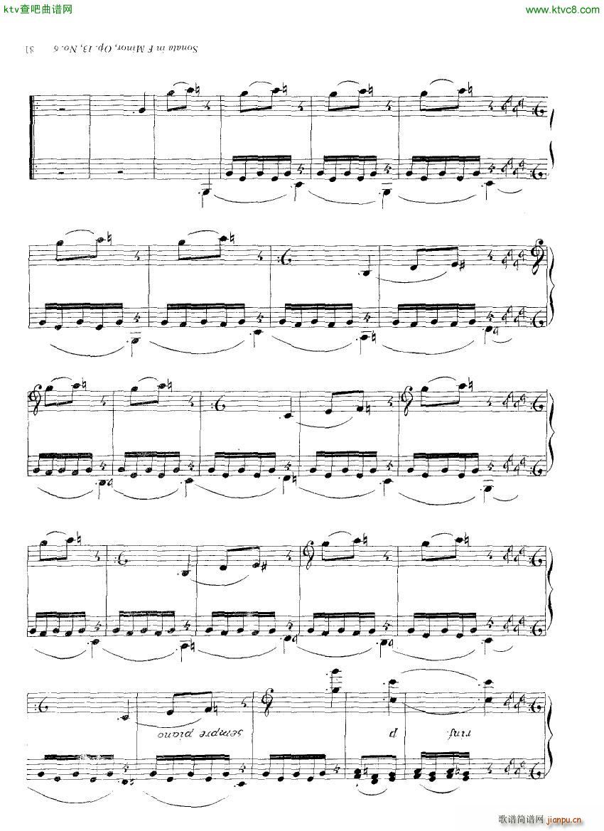 Clementi 13 6 Sonata Fminor 2 2()11