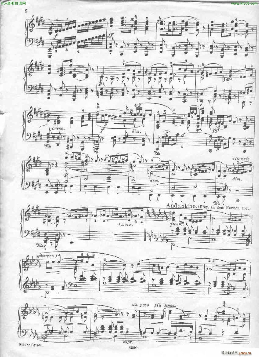 Bizet Carmen themes ed peters()11
