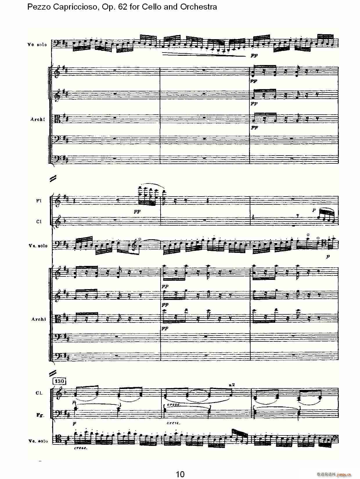 Pezzo Capriccioso, Op.62()10