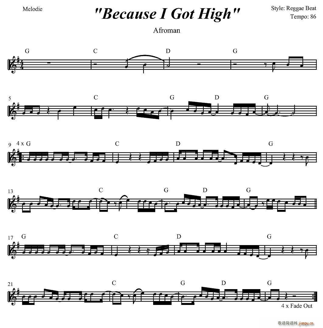 Because I Got High()1