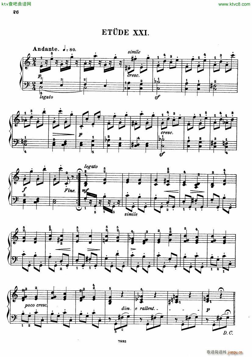 Henri Bertini 1798 1876 25 Easy Etudes Op 100()27