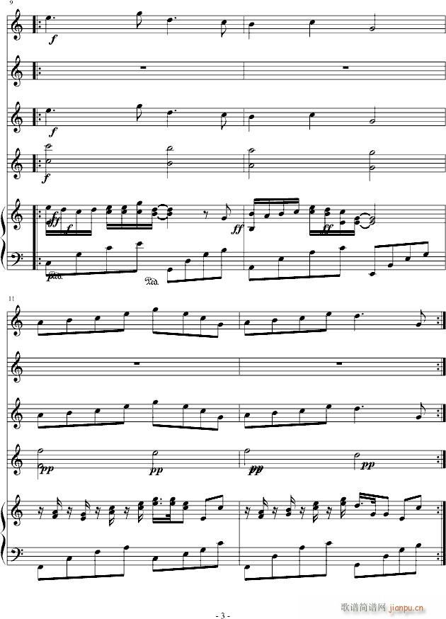 melody简谱_儿歌简谱(3)