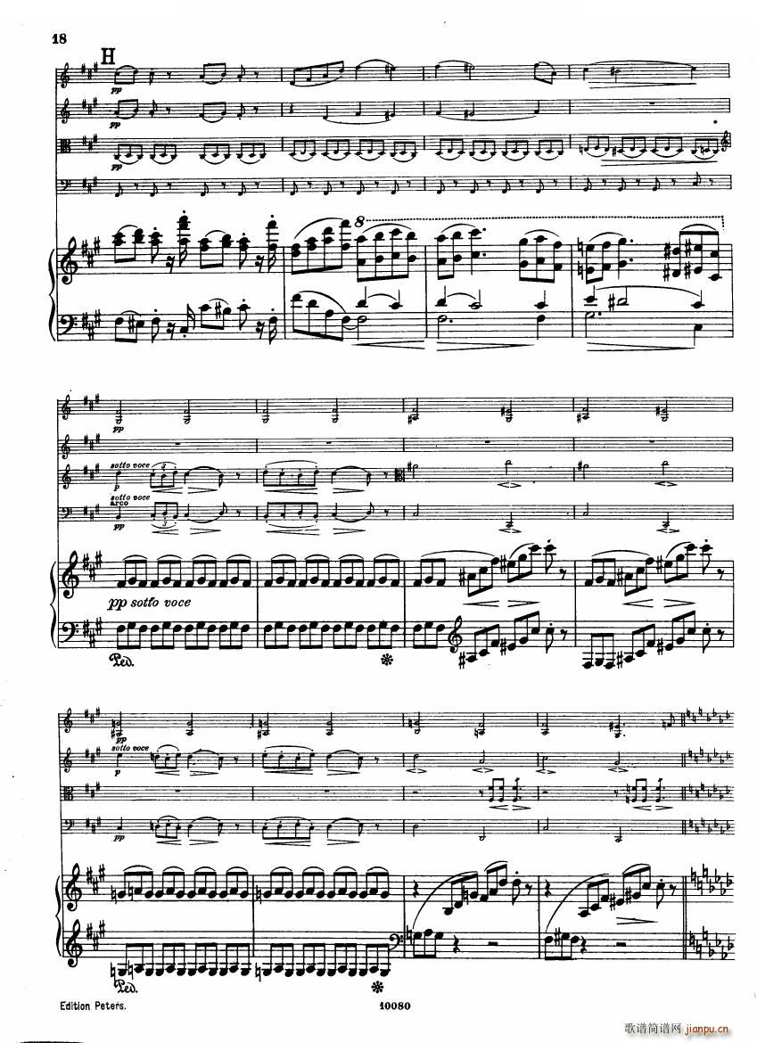 Brahms op 34 Piano Quintet f minor score һ()16