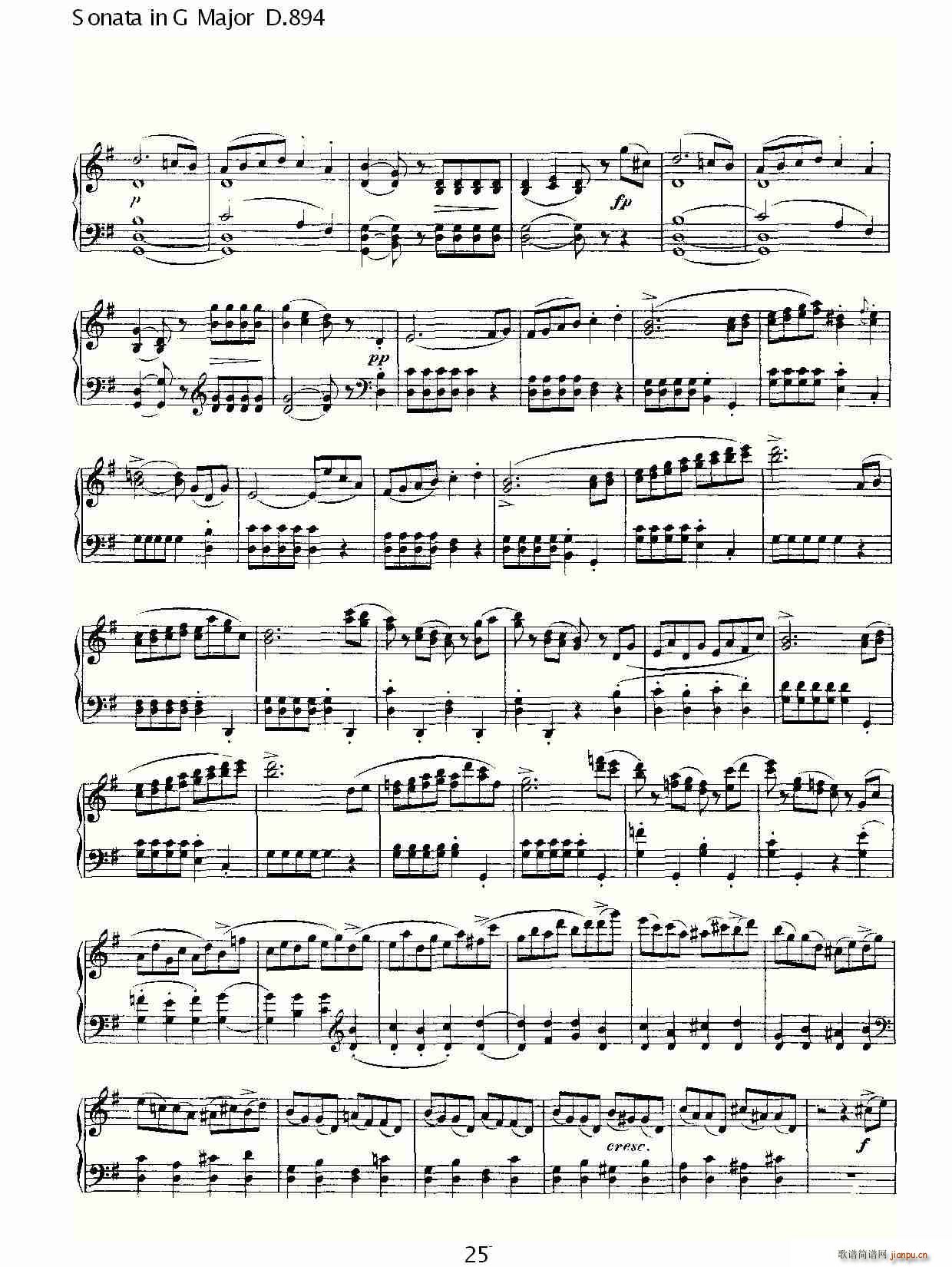 Sonata in G Major D.894(ʮּ)26