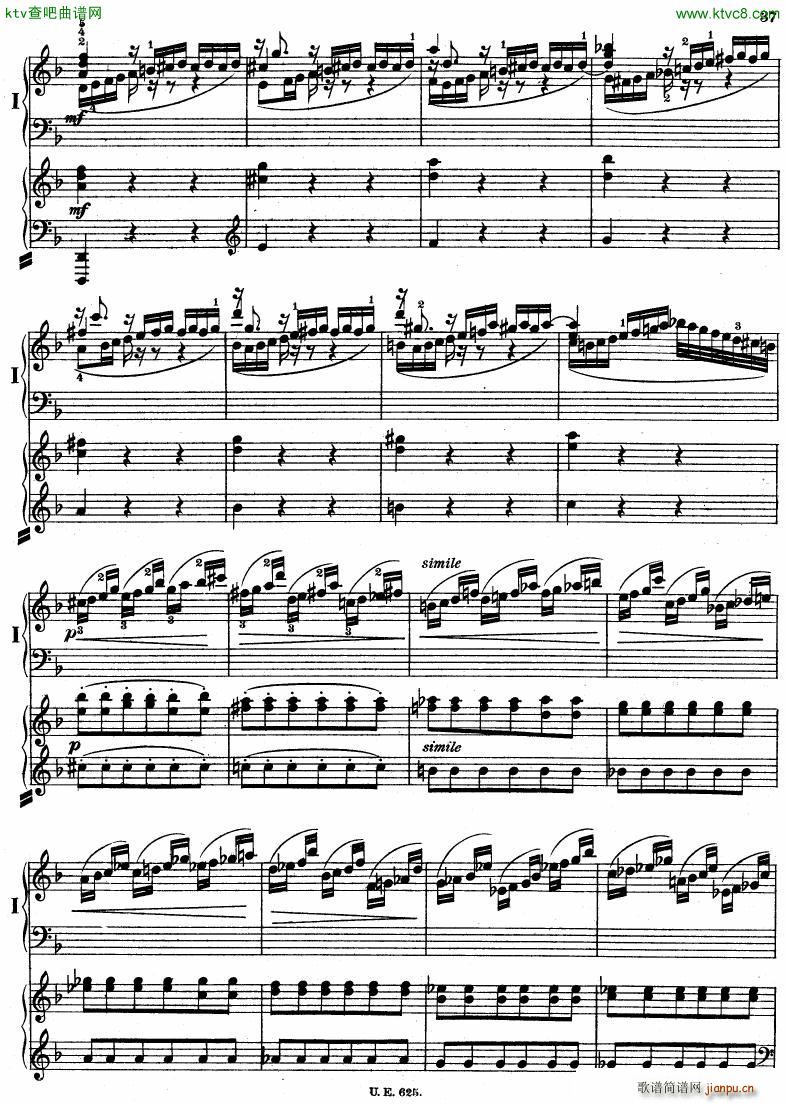 Bach JS BWV 1052 Keyboard Concerto in d ed R ntgen()38