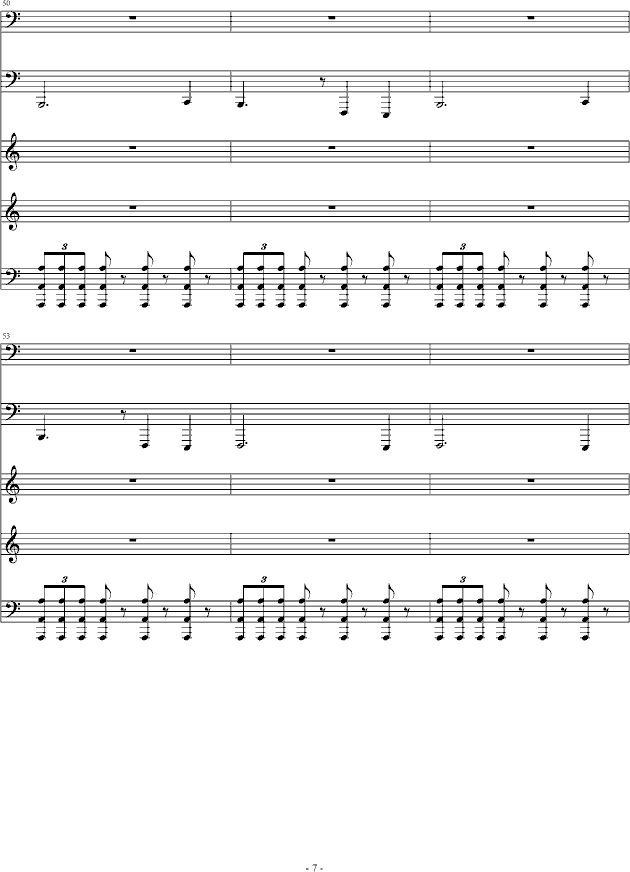 恐怖组曲之吸血鬼德古拉钢琴谱钢琴曲ss66993300