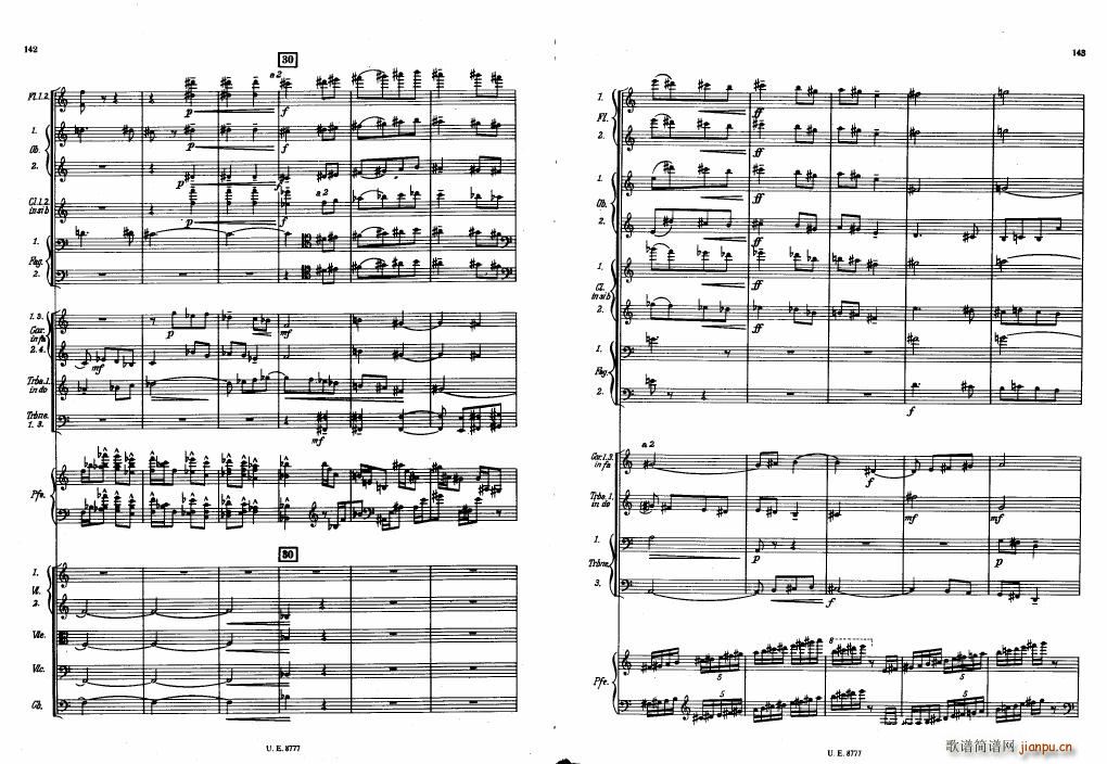 Bartok SZ 83 Piano Concerto No1 Full Score ()31