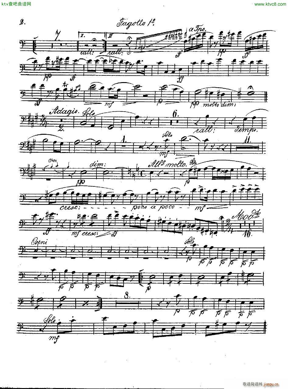 Andersen op 2 Ungarische Fantasie orch parts()37