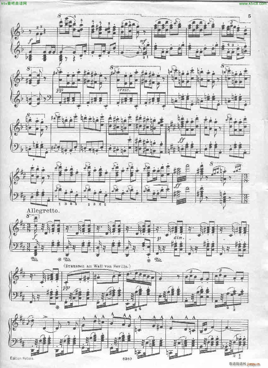 Bizet Carmen themes ed peters()5