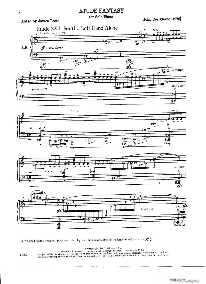 Corigliano Etude Fantasy Etude Fantasy(ʮּ)3