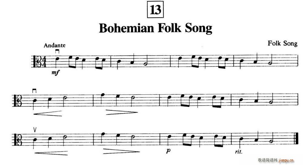 Bohemian Folk Song (ʮּ)1