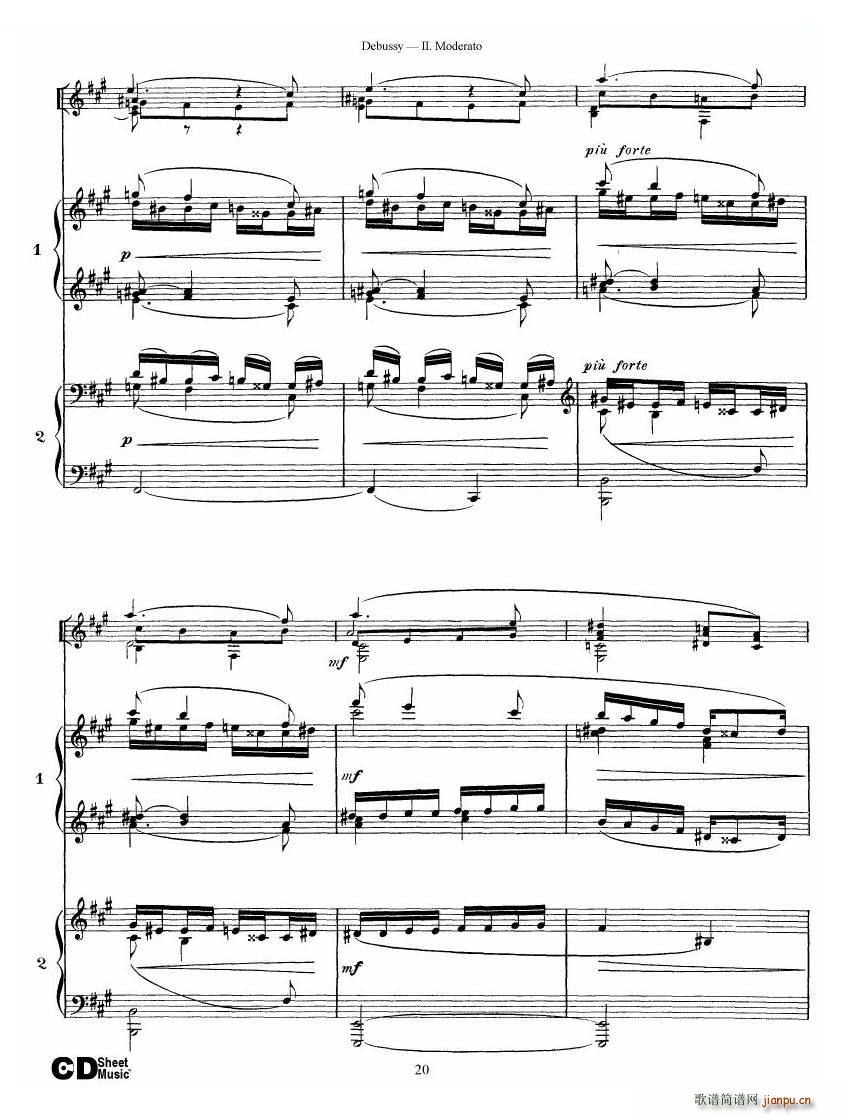 Debussy Printemps II Printemps II(ʮּ)20