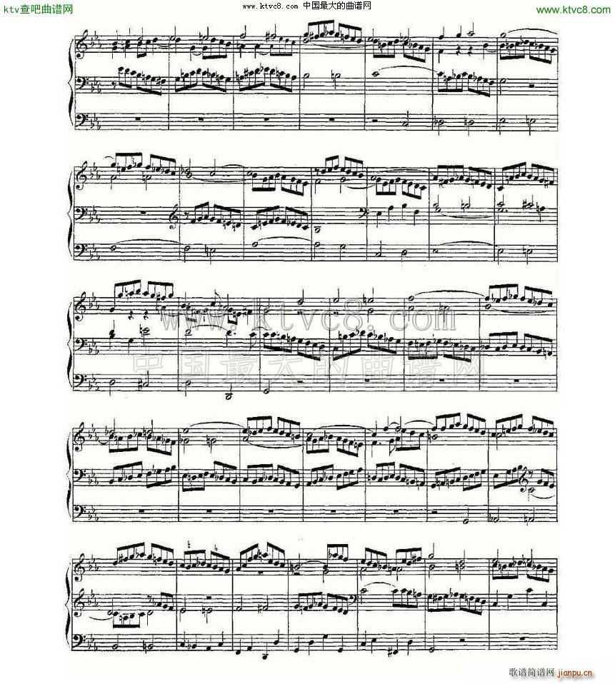 Fantasia and Fugue in C Minor BWV 537 ܷ(ʮּ)6