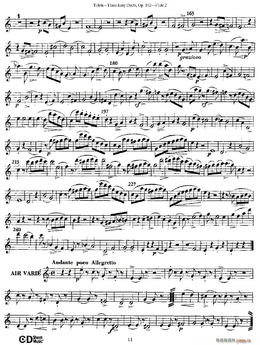 Three Easy Duets Op 102 ֮ڶ ׼Ʒ102 ͭ()11
